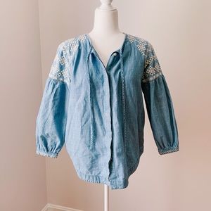 Madewell Chambray Blouse